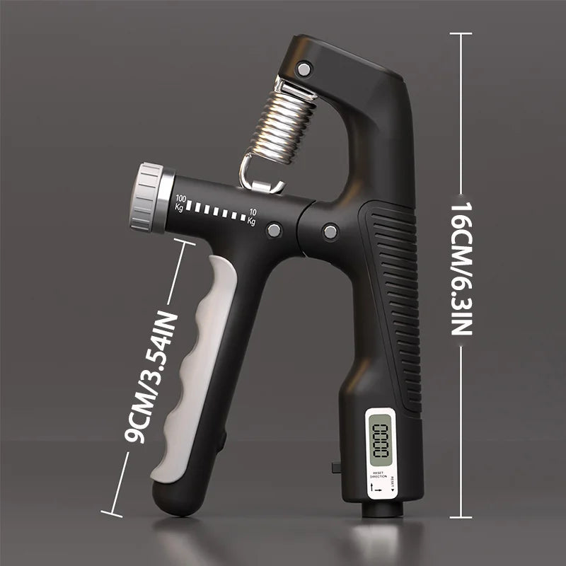 Fortalecedor de Agarre de Mano 10-100Kg - Expansor de Muñeca, Ejercitador de Dedos para Entrenadores, Recuperación Muscular, Entrenamiento de Fuerza en Gimnasio, Agarrador de Mano