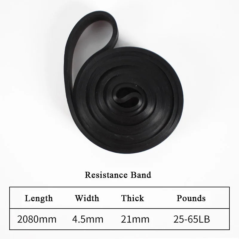 Banda de Resistencia Pesada de Látex Elástico – Cinta de Entrenamiento para Dominadas, Pilates, Ejercicio, Fitness, Gimnasio en Casa, Moldear el Cuerpo