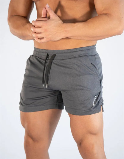 Pantalones Cortos de Entrenamiento para Hombre GITF – Ropa Deportiva Casual, Fitness, Running, Shorts de Compresión de Secado Rápido con Diseño de Rejilla para Atletismo