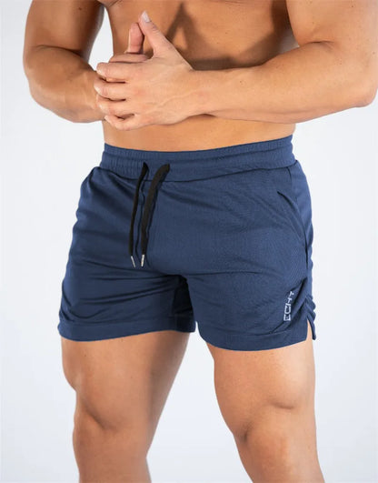Pantalones Cortos de Entrenamiento para Hombre GITF – Ropa Deportiva Casual, Fitness, Running, Shorts de Compresión de Secado Rápido con Diseño de Rejilla para Atletismo