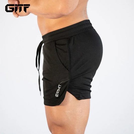 Pantalones Cortos de Entrenamiento para Hombre GITF – Ropa Deportiva Casual, Fitness, Running, Shorts de Compresión de Secado Rápido con Diseño de Rejilla para Atletismo