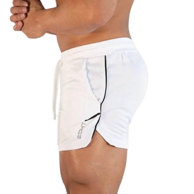 Pantalones Cortos de Entrenamiento para Hombre GITF – Ropa Deportiva Casual, Fitness, Running, Shorts de Compresión de Secado Rápido con Diseño de Rejilla para Atletismo