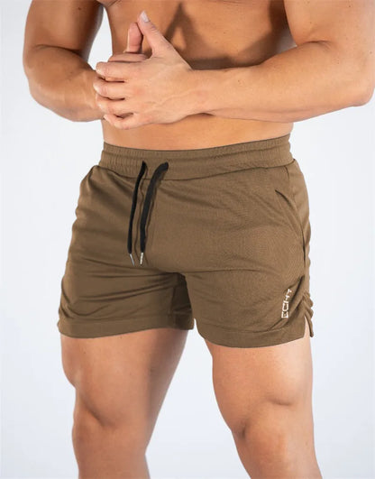 Pantalones Cortos de Entrenamiento para Hombre GITF – Ropa Deportiva Casual, Fitness, Running, Shorts de Compresión de Secado Rápido con Diseño de Rejilla para Atletismo