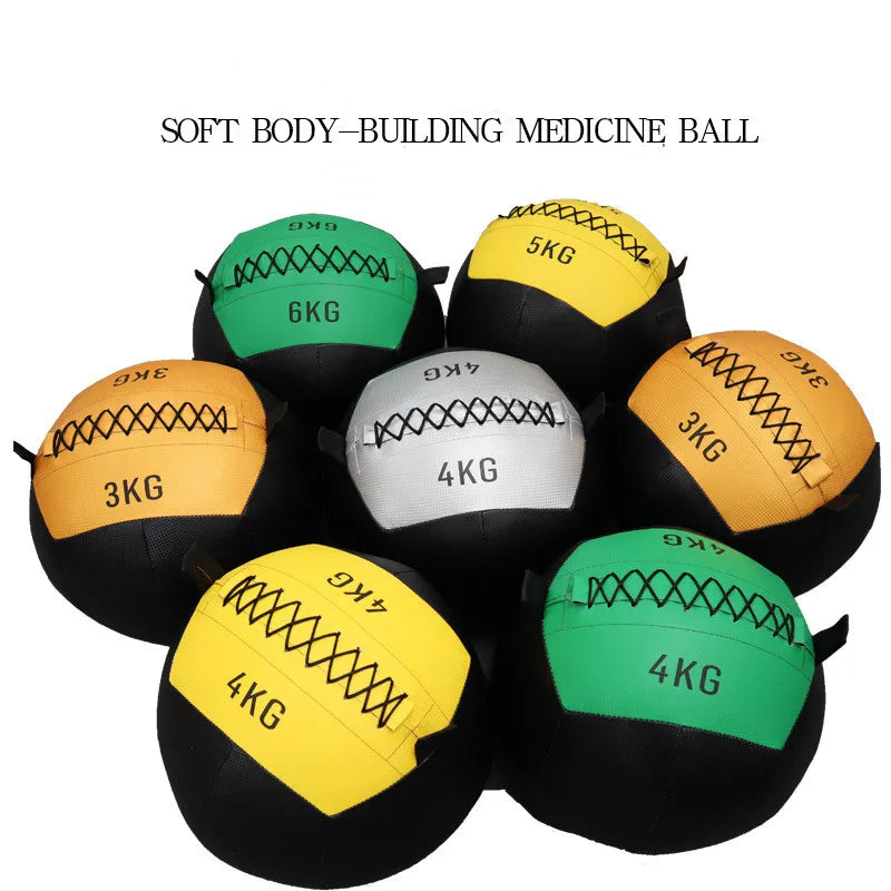Bola Médica Vacía de 2-12kg para CrossFit - Bola de Ejercicio para Gimnasio, Entrenamiento de Core, Lanzamiento, Rebote, Slam, Entrenador de Equilibrio