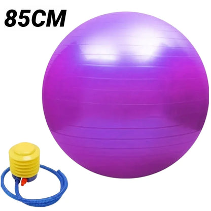 Pelota de Yoga Pilates Grande Soft PVC 45CM-95CM para Gimnasio - Pelota de Ejercicio para Entrenamiento Fitness, Engrosada y a Prueba de Explosión, Equipo de Balance para el Hogar.