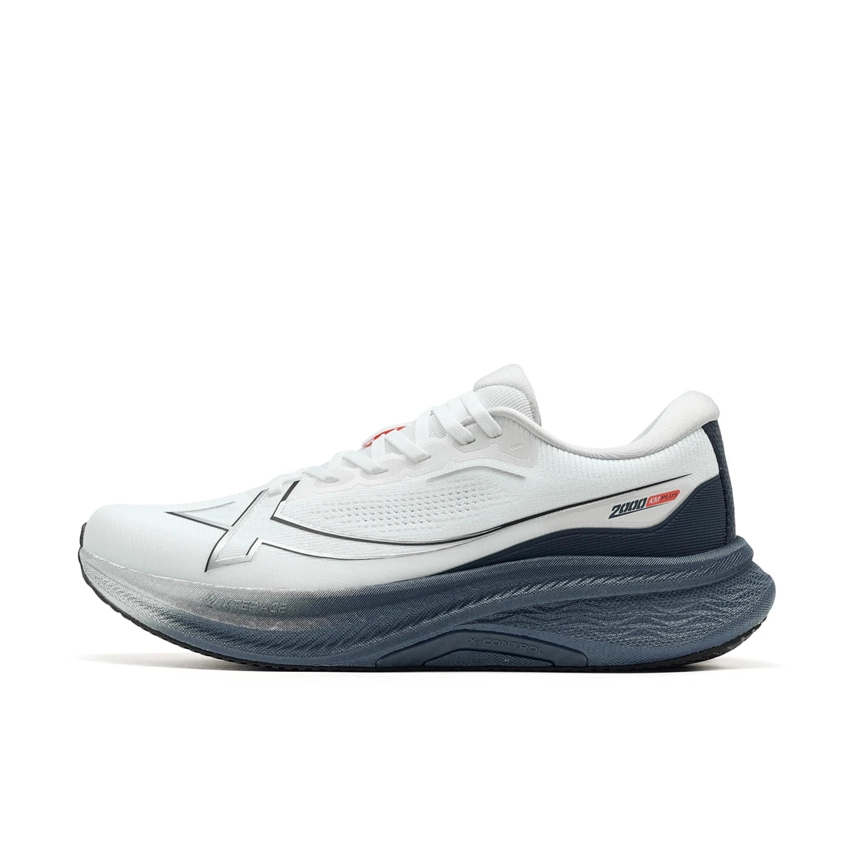 Zapatillas Xtep 2000km Plus Running 2025 – Zapatillas para Correr de Primavera, Ligeras, Antideslizantes y Resistentes al Desgaste para Hombre (Modelo 875319110001)