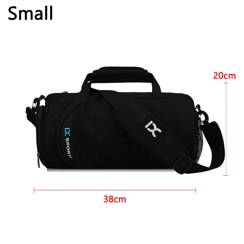 Bolsa Grande de Gimnasio IX - Bolsa de Fitness Húmeda y Seca para Entrenamiento, Men Yoga, con Compartimento para Zapatos, Bolsa Multifuncional para Viaje, Entrenamiento y Natación, Bolsas de Hombro y Mano