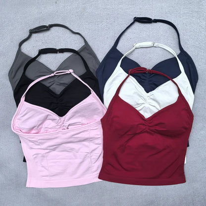Conjunto Deportivo de 2 Piezas para Mujer

Top ajustable + shorts deportivos sin costuras