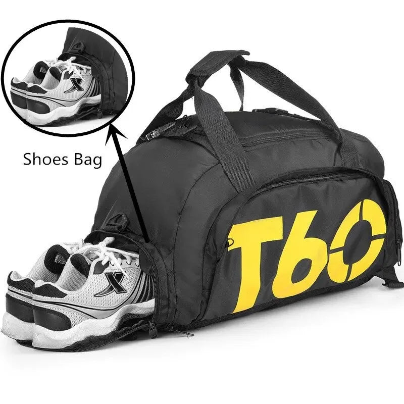 Bolsa de Gimnasio Impermeable – Bolsa de Fitness Deportiva para Hombre y Mujer, Ideal para Actividades al Aire Libre, Bolsa Portátil Ultraligera para Yoga y Deportes, Mochila de Viaje Grande