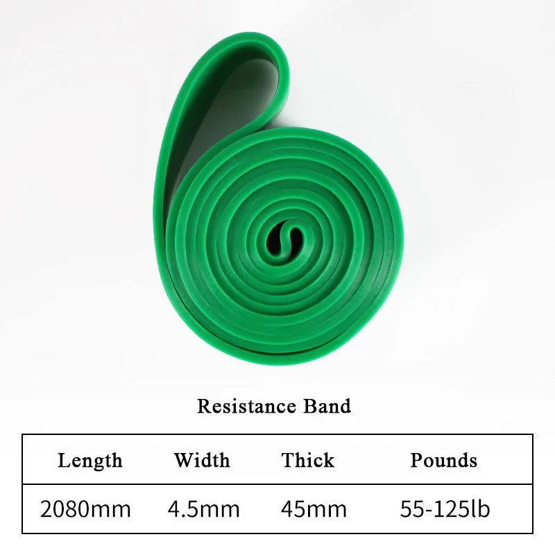 Banda de Resistencia Pesada de Látex Elástico – Cinta de Entrenamiento para Dominadas, Pilates, Ejercicio, Fitness, Gimnasio en Casa, Moldear el Cuerpo