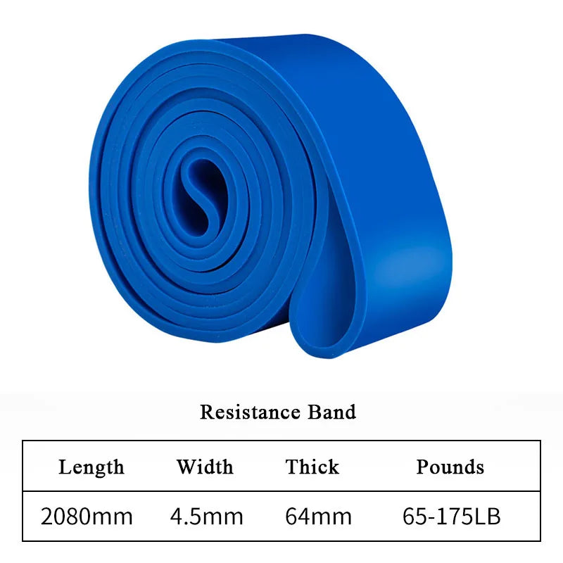 Banda de Resistencia Pesada de Látex Elástico – Cinta de Entrenamiento para Dominadas, Pilates, Ejercicio, Fitness, Gimnasio en Casa, Moldear el Cuerpo