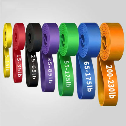 Banda de Resistencia Pesada de Látex Elástico – Cinta de Entrenamiento para Dominadas, Pilates, Ejercicio, Fitness, Gimnasio en Casa, Moldear el Cuerpo
