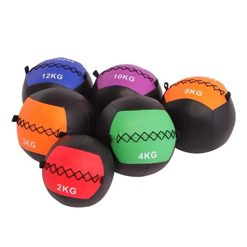 Bola Médica Vacía de 2-12kg para CrossFit - Bola de Ejercicio para Gimnasio, Entrenamiento de Core, Lanzamiento, Rebote, Slam, Entrenador de Equilibrio