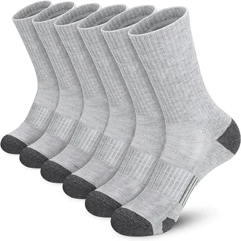 6/12 PARES DE CALCETINES PARA HOMBRE - CALIDAD PREMIUM, COMODIDAD Y AGARRE, TAMAÑO GRANDE, PARA GIMNASIO Y DEPORTES