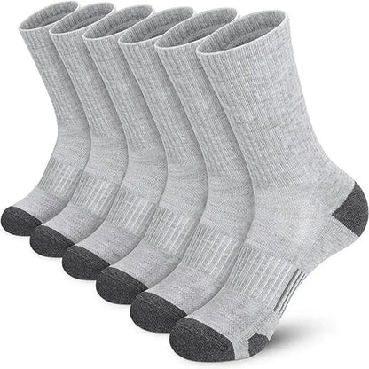 6/12 PARES DE CALCETINES PARA HOMBRE - CALIDAD PREMIUM, COMODIDAD Y AGARRE, TAMAÑO GRANDE, PARA GIMNASIO Y DEPORTES