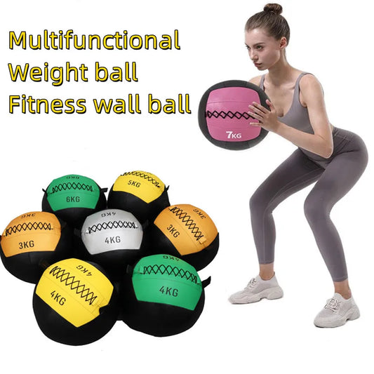 Bola Médica Vacía de 2-12kg para CrossFit - Bola de Ejercicio para Gimnasio, Entrenamiento de Core, Lanzamiento, Rebote, Slam, Entrenador de Equilibrio