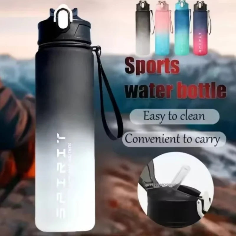 Botella Deportiva Gradiente 780ml con Tapa a Prueba de Fugas & Fácil de Beber – Ideal para Gimnasio, Exterior, Ciclismo, Running, Pesca y Más | Regalo de Cumpleaños/Escolar