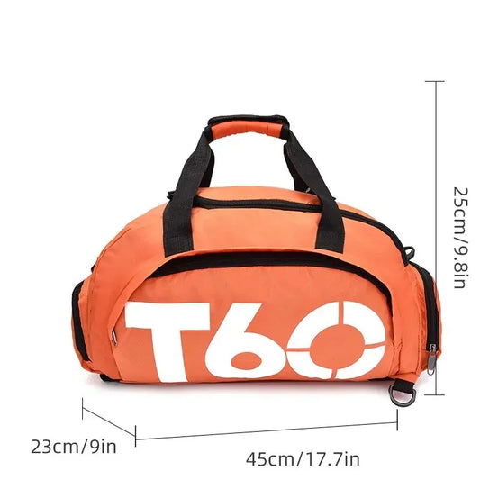 Bolsa de Gimnasio Impermeable – Bolsa de Fitness Deportiva para Hombre y Mujer, Ideal para Actividades al Aire Libre, Bolsa Portátil Ultraligera para Yoga y Deportes, Mochila de Viaje Grande