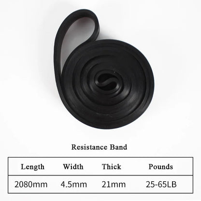 Banda de Resistencia Pesada de Látex Elástico – Cinta de Entrenamiento para Dominadas, Pilates, Ejercicio, Fitness, Gimnasio en Casa, Moldear el Cuerpo