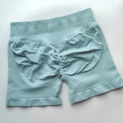 Shorts Deportivos de Mujer – Sin Costuras

Cintura baja acanalada + diseño scrunch para realzar glúteos