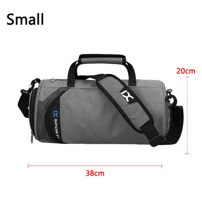 Bolsa Grande de Gimnasio IX - Bolsa de Fitness Húmeda y Seca para Entrenamiento, Men Yoga, con Compartimento para Zapatos, Bolsa Multifuncional para Viaje, Entrenamiento y Natación, Bolsas de Hombro y Mano