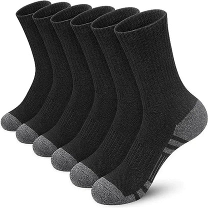 6/12 PARES DE CALCETINES PARA HOMBRE - CALIDAD PREMIUM, COMODIDAD Y AGARRE, TAMAÑO GRANDE, PARA GIMNASIO Y DEPORTES
