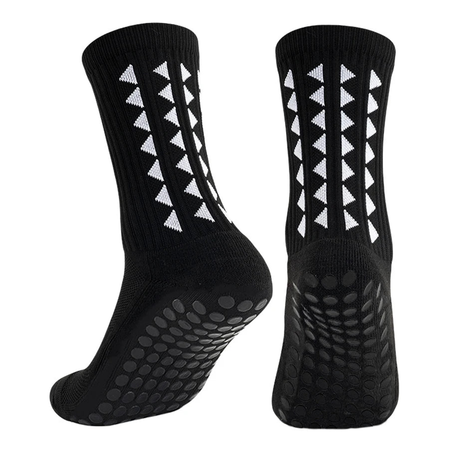 6 Pares de Calcetines Deportivos con Agarre para Fútbol y Deportes – Suela de Toalla para Rugby, Fútbol, Ciclismo, Running y Ejercicio