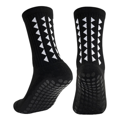 6 Pares de Calcetines Deportivos con Agarre para Fútbol y Deportes – Suela de Toalla para Rugby, Fútbol, Ciclismo, Running y Ejercicio