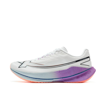 Zapatillas de Running Profesionales Xtep Shyft 1.0 para Hombre - Zapatillas de Carrera para Maratón de Verano 2025, con Placa de Carbono y Absorción de Choques,