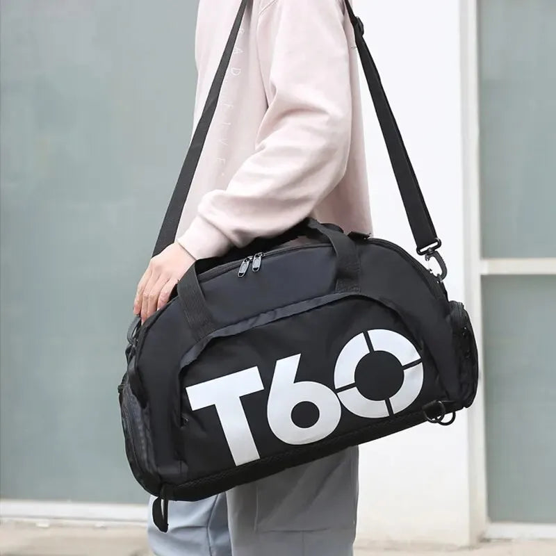 Bolsa de Gimnasio Impermeable – Bolsa de Fitness Deportiva para Hombre y Mujer, Ideal para Actividades al Aire Libre, Bolsa Portátil Ultraligera para Yoga y Deportes, Mochila de Viaje Grande