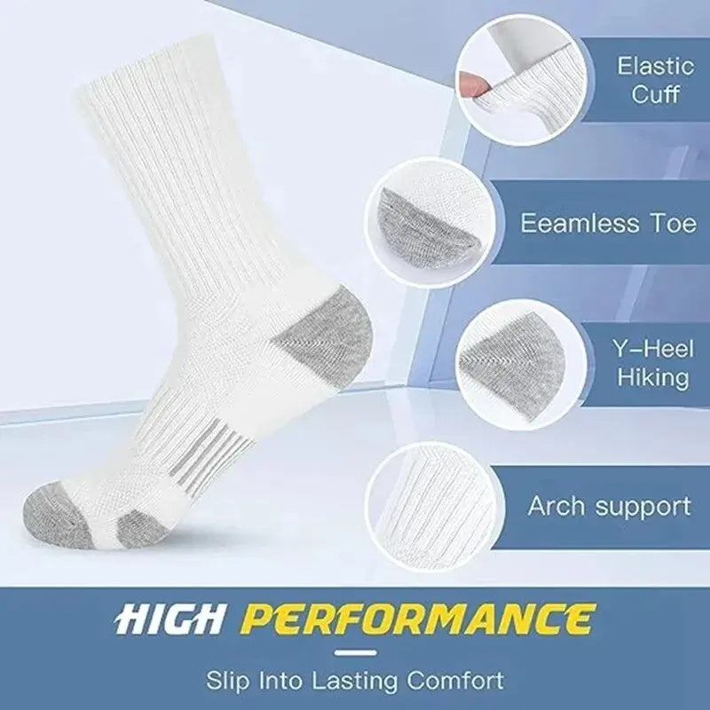 6/12 PARES DE CALCETINES PARA HOMBRE - CALIDAD PREMIUM, COMODIDAD Y AGARRE, TAMAÑO GRANDE, PARA GIMNASIO Y DEPORTES