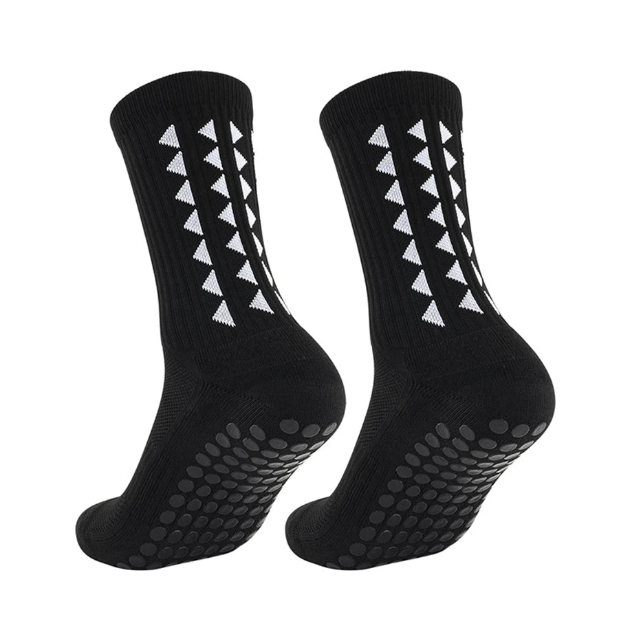 6 Pares de Calcetines Deportivos con Agarre para Fútbol y Deportes – Suela de Toalla para Rugby, Fútbol, Ciclismo, Running y Ejercicio