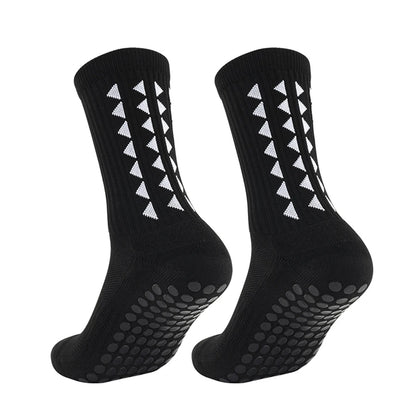 6 Pares de Calcetines Deportivos con Agarre para Fútbol y Deportes – Suela de Toalla para Rugby, Fútbol, Ciclismo, Running y Ejercicio