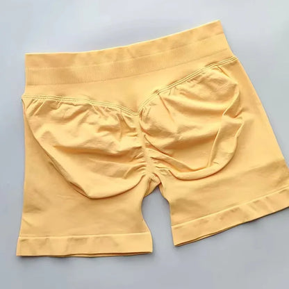 Shorts Deportivos de Mujer – Sin Costuras

Cintura baja acanalada + diseño scrunch para realzar glúteos