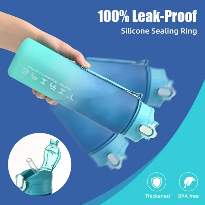 Botella Deportiva Gradiente 780ml con Tapa a Prueba de Fugas & Fácil de Beber – Ideal para Gimnasio, Exterior, Ciclismo, Running, Pesca y Más | Regalo de Cumpleaños/Escolar