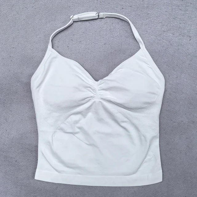 Conjunto Deportivo de 2 Piezas para Mujer

Top ajustable + shorts deportivos sin costuras