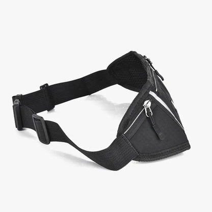 Bolsa de Cintura para Running – Bolsa Ligera y Impermeable con Tira Reflectante, Riñonera Deportiva Ajustable con Correa Elástica para Gimnasio y Running