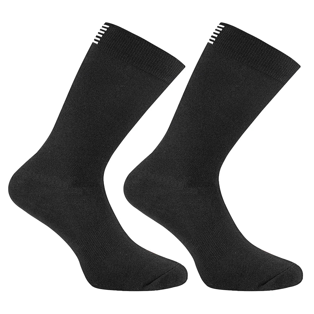 Jing Professional Cycling Socks - Calcetines de Ciclismo Profesionales de Tubo Largo para Hombre y Mujer, Deportivos, de Secado Rápido, para Cuatro Estaciones, para Ciclismo y Running