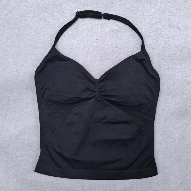 Conjunto Deportivo de 2 Piezas para Mujer

Top ajustable + shorts deportivos sin costuras