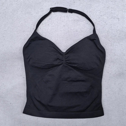Conjunto Deportivo de 2 Piezas para Mujer

Top ajustable + shorts deportivos sin costuras