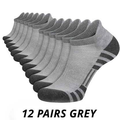 6/12 PARES DE CALCETINES PARA HOMBRE - CALIDAD PREMIUM, COMODIDAD Y AGARRE, TAMAÑO GRANDE, PARA GIMNASIO Y DEPORTES