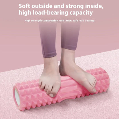 Rodillo de Espuma 33/45cm en Forma Tridimensional para Yoga – Escultura Corporal, Masaje Muscular Total del Cuerpo, Relajante para el Hogar, Gimnasio, Rehabilitación Deportiva