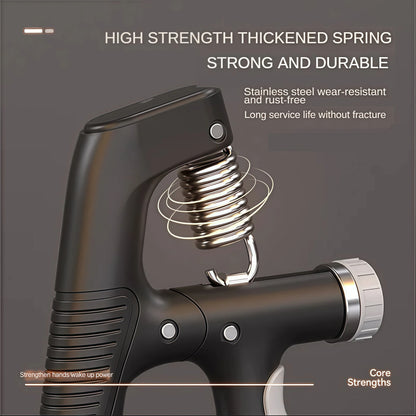 Fortalecedor de Agarre de Mano 10-100Kg - Expansor de Muñeca, Ejercitador de Dedos para Entrenadores, Recuperación Muscular, Entrenamiento de Fuerza en Gimnasio, Agarrador de Mano