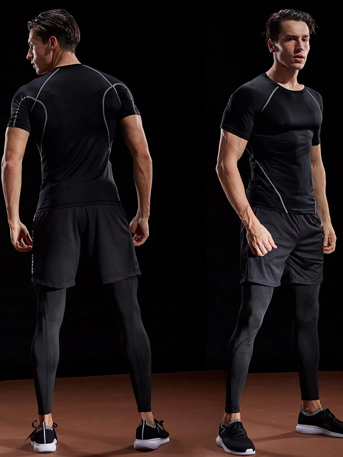 Camiseta de Compresión 2025 para Hombre – Ropa Deportiva de Verano, Running, Elástica, de Secado Rápido, Tops Deportivos para Gimnasio y Entrenamiento
