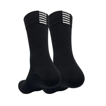 Jing Professional Cycling Socks - Calcetines de Ciclismo Profesionales de Tubo Largo para Hombre y Mujer, Deportivos, de Secado Rápido, para Cuatro Estaciones, para Ciclismo y Running