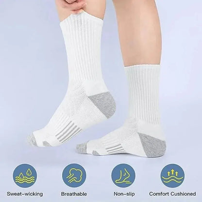 6/12 PARES DE CALCETINES PARA HOMBRE - CALIDAD PREMIUM, COMODIDAD Y AGARRE, TAMAÑO GRANDE, PARA GIMNASIO Y DEPORTES