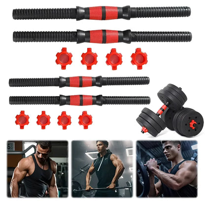 Conector Universal para Barra de Pesas con Tuerca de Acople de Goma – Accesorio para Entrenamiento de Fuerza en Casa