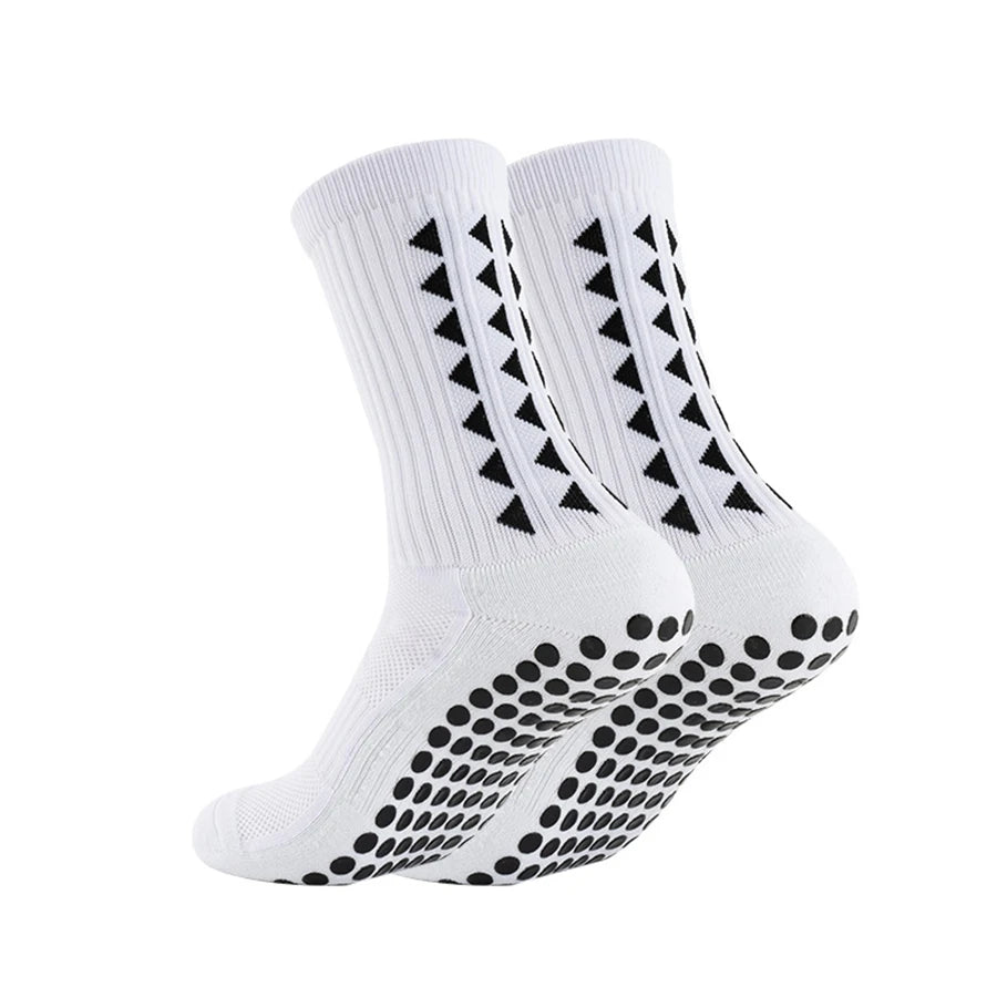 6 Pares de Calcetines Deportivos con Agarre para Fútbol y Deportes – Suela de Toalla para Rugby, Fútbol, Ciclismo, Running y Ejercicio