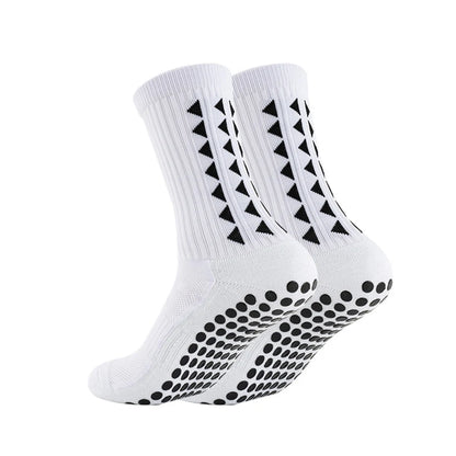 6 Pares de Calcetines Deportivos con Agarre para Fútbol y Deportes – Suela de Toalla para Rugby, Fútbol, Ciclismo, Running y Ejercicio