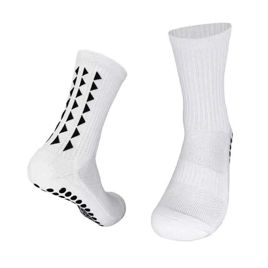 6 Pares de Calcetines Deportivos con Agarre para Fútbol y Deportes – Suela de Toalla para Rugby, Fútbol, Ciclismo, Running y Ejercicio